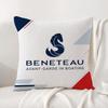 Brand Beneteau Cushion Cover Natural Linen Pillowcase Set AllinOne Decor Cushion Cover for Sofa Bedroom Chair