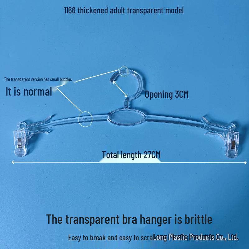 Lingerie Storage Hanger with Panty & Bra Clips for Store Use