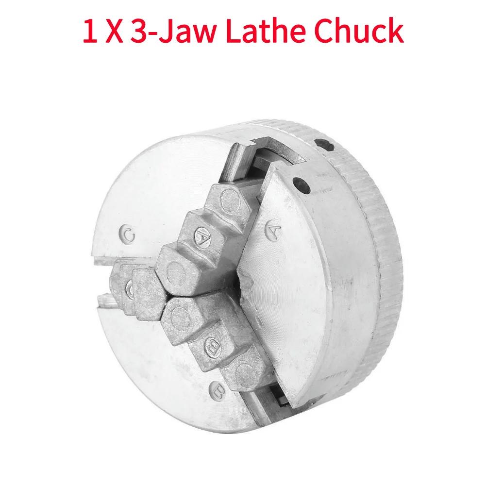 2025 New Jaws Self-Centering Cast Iron High Carbon Steel Mini Drill Chuck Metal 3 Jaws Manual Lathe Chuck Clamp