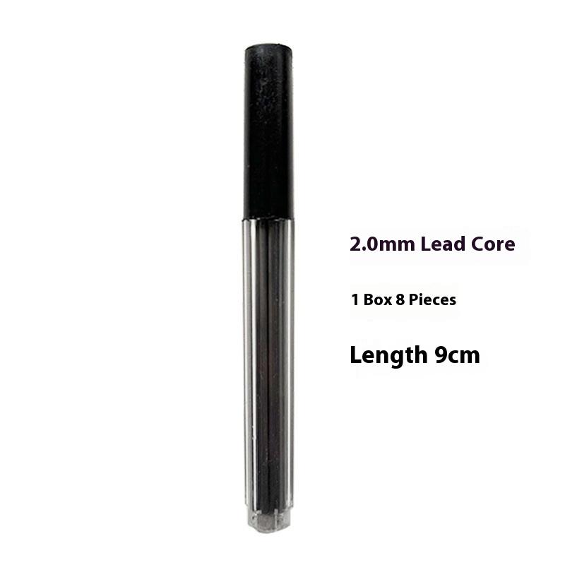 

1 шт. Металлический механический карандаш для глубоких отверстий 2,0 мм для деревообработки или 8 шт. Сменные грифели 2,0 мм 2B для маркировки по дереву