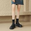 Winter New Sponge Cake Thick Bottom Elastic Socks Boots for Women's Fashion Style Versatile Short Legged Boots