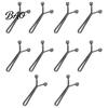 Damage Free Pants Clip 5/10Pcs Waist Tightener for Pants, Reusable Cincher Alloy Loose Jeans, No Sewing Trousers Leg Shortening Clamp Clothing