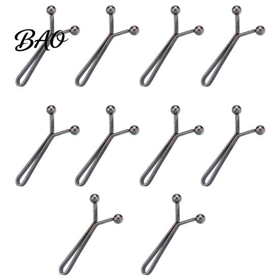 Damage Free Pants Clip 5/10Pcs Waist Tightener for Pants, Reusable Cincher Alloy Loose Jeans, No Sewing Trousers Leg Shortening Clamp Clothing