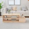 Day and Night - Day and Night Solid Pine Wood Coffee Table 120x50x40.5 Cm