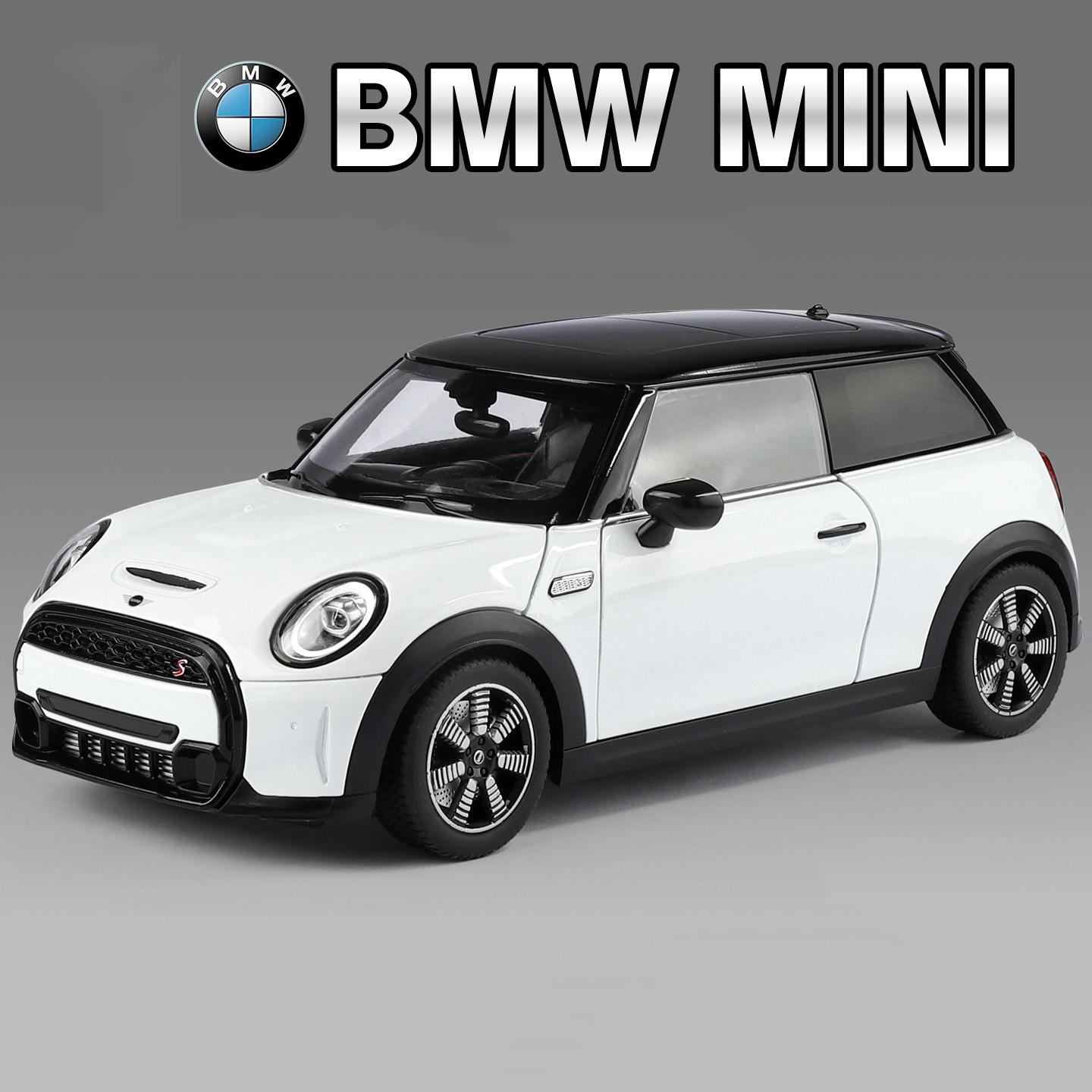 

NEW 1:18 BMW MINI COOPER S Alloy Car Diecasts & Toy Vehicles Car Model Miniature Scale Model Car For Children белый