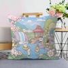 Cute Cartoon C-Chiikawas Pillow Cushion Cover Pillowcase Living Room Sofa Home Decor