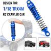 Esilun 60mm Shocks Absorber Oil Threaded Damper Threaded Shock Absorber for TRX4M 1/18 RC Crawler Car Upgrade Accessories