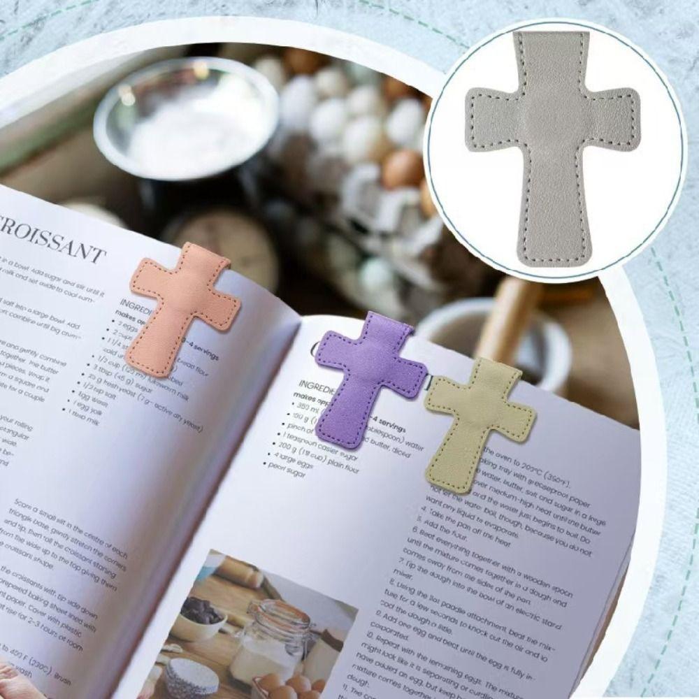 Zweiseitige Lesezeichen Leder Seitenklammern Neues Magnetisches Lesezeichen für die Bibel Lesezubehör