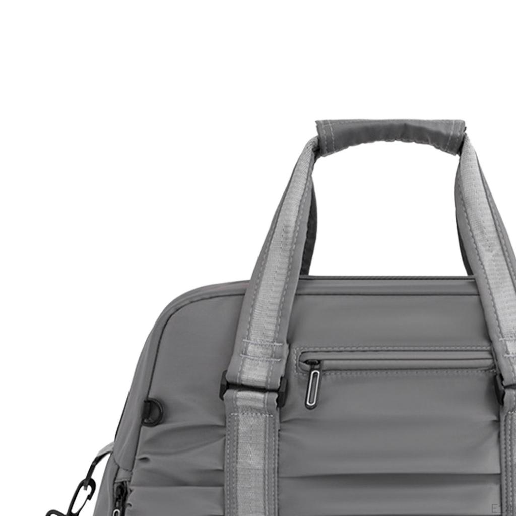 Gym Duffle Bag for Sports with Compartment Shoes, Adjustable Crossbody Strap Travel