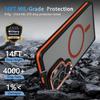 Bicolor Matte Clear For Magsafe Phone Case Samsung S26 Ultra S25 S24 S23 S22 Ultra Plus S25FE S25Edge Magnetic Shockproof Cover