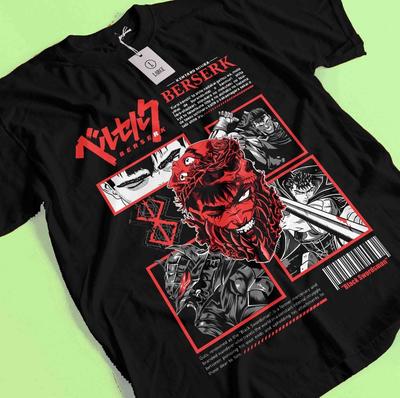 Berserk T-Shirt, Japanese Anime Tshirt Guts Manga Shirt, Casca Shirt Anime Tee