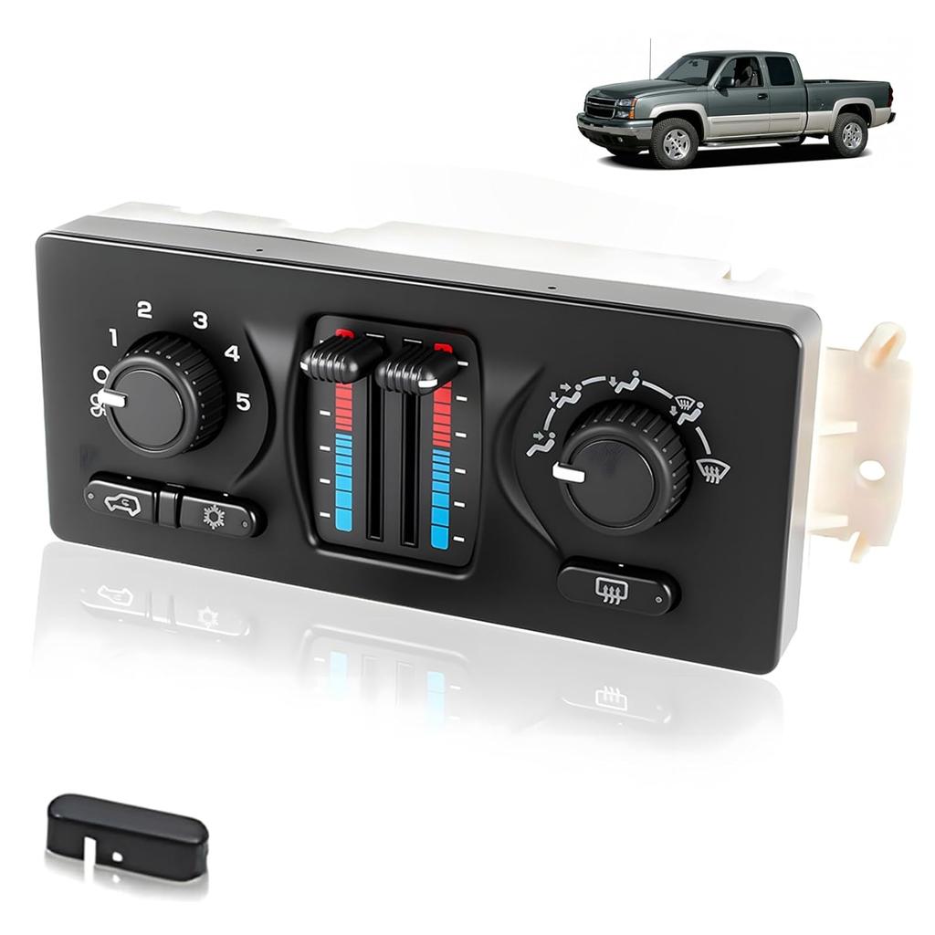 599-211XD A/C Heater Climate Control Module Panel Switch for 02-09 Chevy Silverado Suburban Tahoe Trailblazer Avalanche GMC Sierra Yukon Envoy
