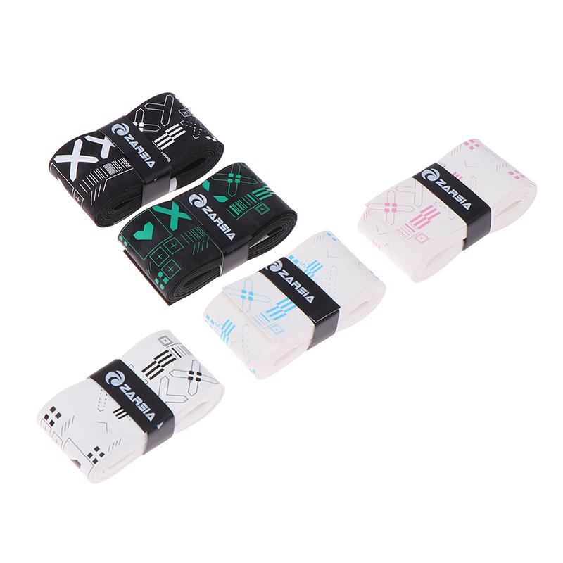 Tennis Badminton Racket Paddle Head Protection Tape Sticker Racket Overgrips Self-Adhesive Shock Absorption Non-Slip Grip Tape