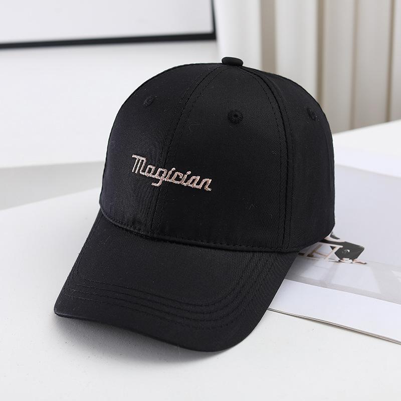 Spring And Summer Japan And Korea Letter Embroidery Hat Women'S Casual Fashion Men'S And Women'S Versatile Soft Top Cap Baseball Cap