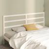 VidaXL Headboard White 206x4x100 Cm Solid Pine Wood 817661