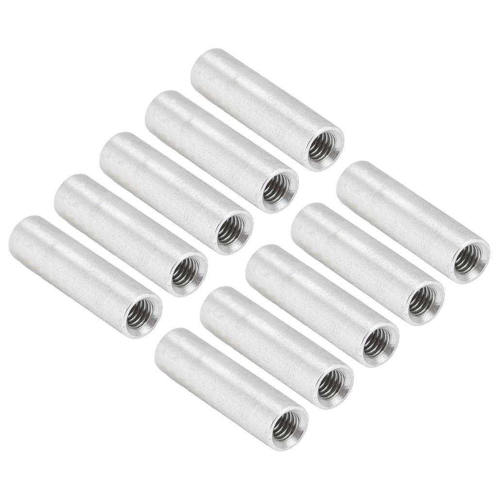 10Pcs Standoff Aluminum Alloy Threaded Round Column Spacer for Quadcopter DIY Model M4x0.7mm22mm