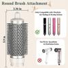 Round Brush Attachment for Shark FlexStyle Accessories, Round Volumizing Brush Hair Styling Tool