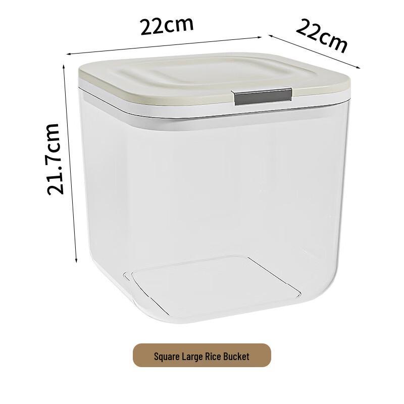 ZISIZ Kitchen Sealed Rice & Grain Storage Container