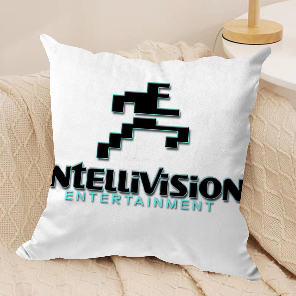 IIntellivision Cushion Cover Soft Plush Throw Pillow Cover DoubleSided Decorative Cushion Case Sofa Bedroom Home Decor 30x30 cm