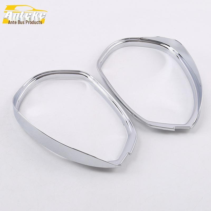 Suitable for 18 Mattu Models: Rearview Mirror Rain Shield Bright Ring Sticker