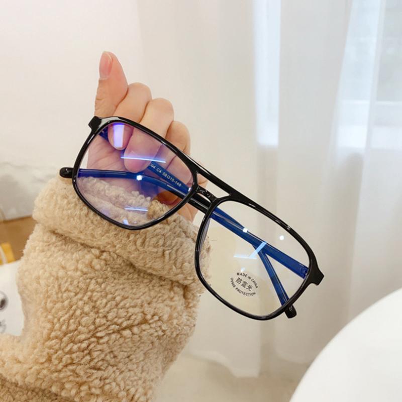 New Unisex Square Myopia Glasses for Men Women Pc Frame Glasses Plain Glasses Nearsighted Eyewear Glasses -1.0 -2.5 -1.5