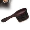 Professional Neck Duster Brush Soft Nylon Bristles Hair Sweeping Brush with Wooden Handle