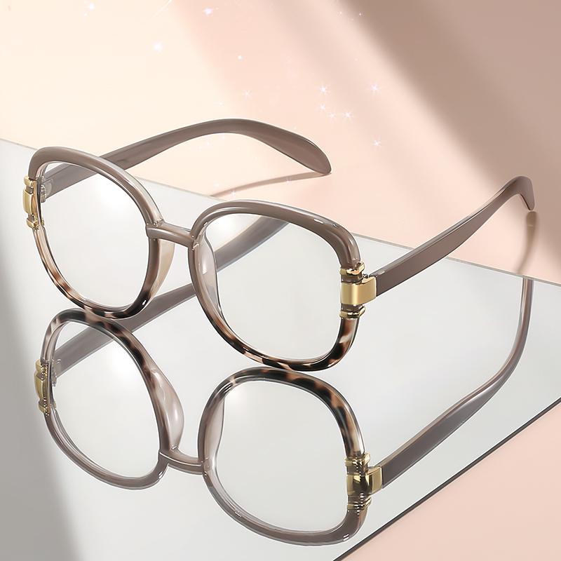 New Large Round Frame Fashionable And Trendy Reading Glasses For Daily Wear And High-Definition Reading