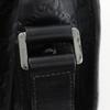 Gucci Messenger-Umhängetasche 145844 GG schwarz Sima-Leder Herren Gebraucht