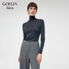 GOELIA Women's Machine Washable Wool Turtleneck Sweater
