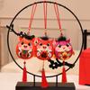 Plush Horse Keychain Zodiac Horse Plush Pendant With Tassel Soft Lucky Pony Figurine Home Decoration For Chinese  Year