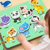 Hand-Torn Cloth Baby Book with Velcro for Early Education: Safe Toy for 0-1 Year Olds