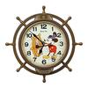 Seiko Clock Wall Clock Character Disney Mickey Mouse Radio Wave Analog Decorative Pendulum Brown Body Size: 39.6 X 39.6 X 6.1cm FW583A
