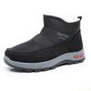 Fashion New Men's Boots  Soft Bottom Anti-Slip Warmth Preservation Free Shipping Men's Shoes Comfortable Cold Resistant
