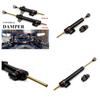 Motorcycle  Adjustable Damper Steering Stabiliz 252mm 342mm steering stabilizer for Honda Kawasaki Yamaha Carbon fiber texture