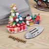 Christmas tree tabletop ornaments Wooden handicrafts Christmas theme restaurant Hotel tabletop decoration
