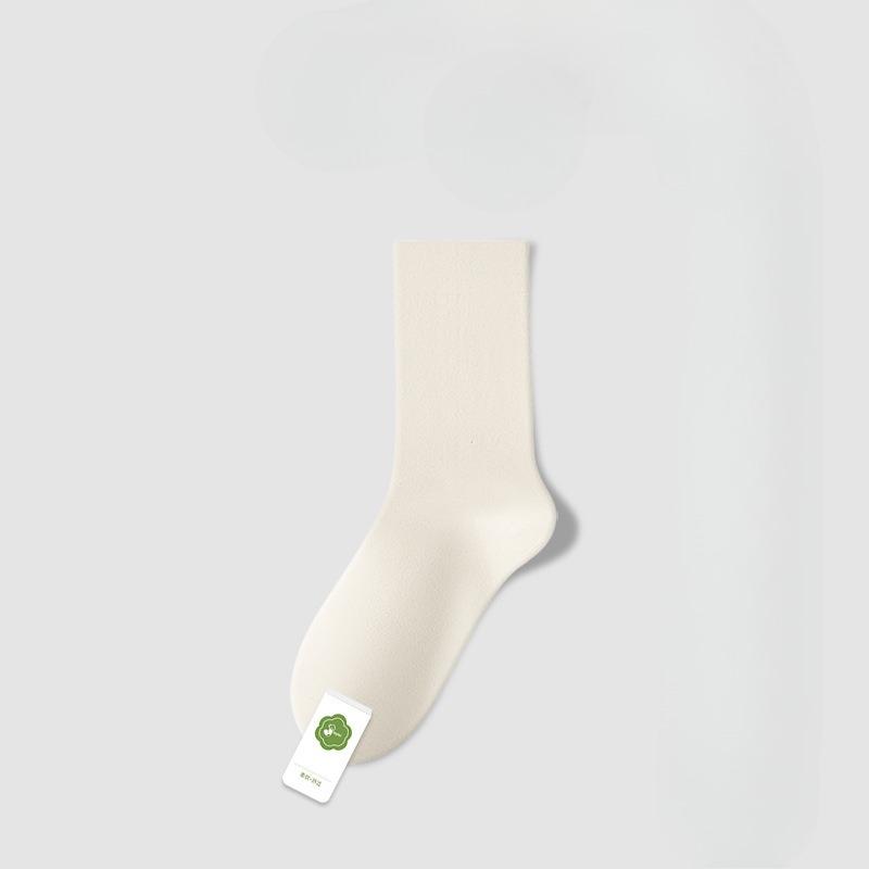 Pure Cotton Women's Sweat-absorbing Women's Socks, Postpartum Socks, White Pile Socks, Summer Thin Women's Socks