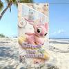 American Cartoon Figure Print Thick Microfiber Beach Towel Quick Dry Bath Blanket For Kids