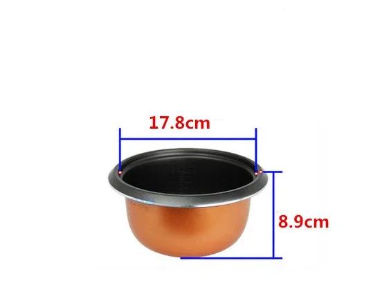 Liner General Food Stainless Steel Uncoated Thickened 2L3L4L5L6L8L Rice Cooker Inner Pot красный