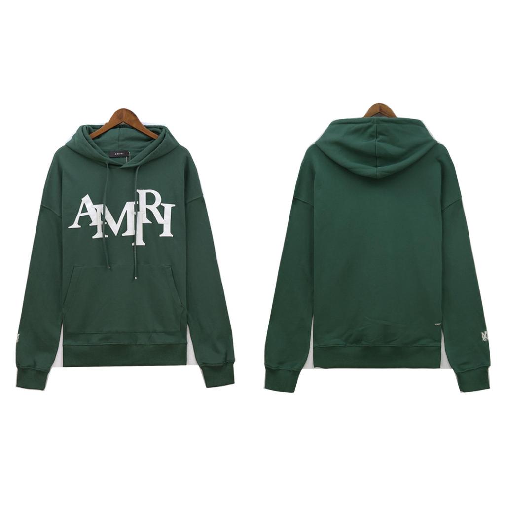 AMIR New Autumn/Winter Embroidered Letter Hooded Sweatshirt & Long Pants Set
