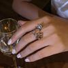 Irregular Starburst Crystal Ring - Personalized Light Luxury Aesthetic for Women