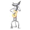 TOOARTS Metal Sculpture A Singing Cat Home Furnishing Articles Handicrafts