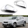 Rear View Mirror Cover Side Door Mirror Cap For 2008 14-18 Citroen C3 C4 CACTUS 18-20 16075120VG 16075122VG