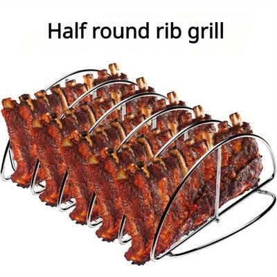 Half Round Rib Grill Steak Grill Chicken Grill Grill Tools BBQ Grill Grill Non-stick Grill