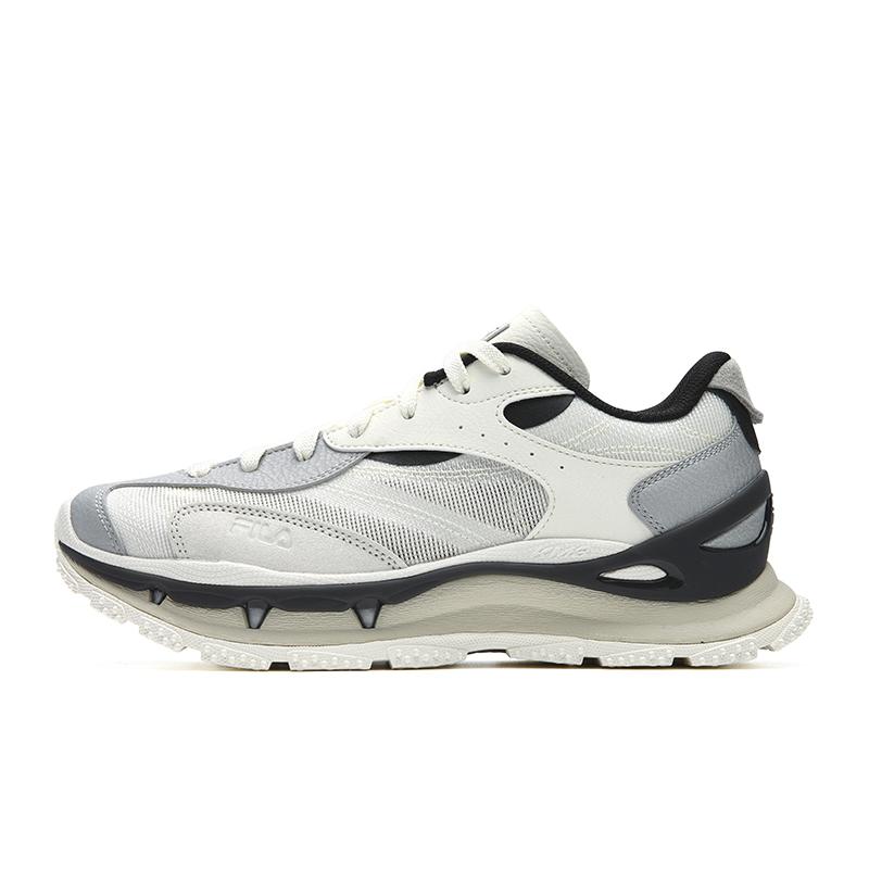 Sneakers FILA KM 3 Casual Shoes Women's Low-top Coconut Milk White/Space Silver