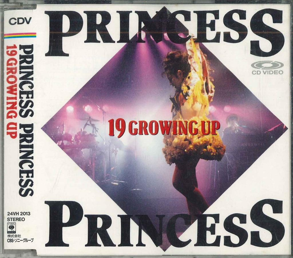 CD PRINCESS PRINCESS - 19 Growing Up 24VH2013 CBS/SONY 1988 Japan Japanese Pop/Rock Used
