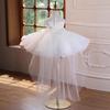 Flower Girl Piano Performance Wedding Dress for Little Girls - Princess First Birthday Costume