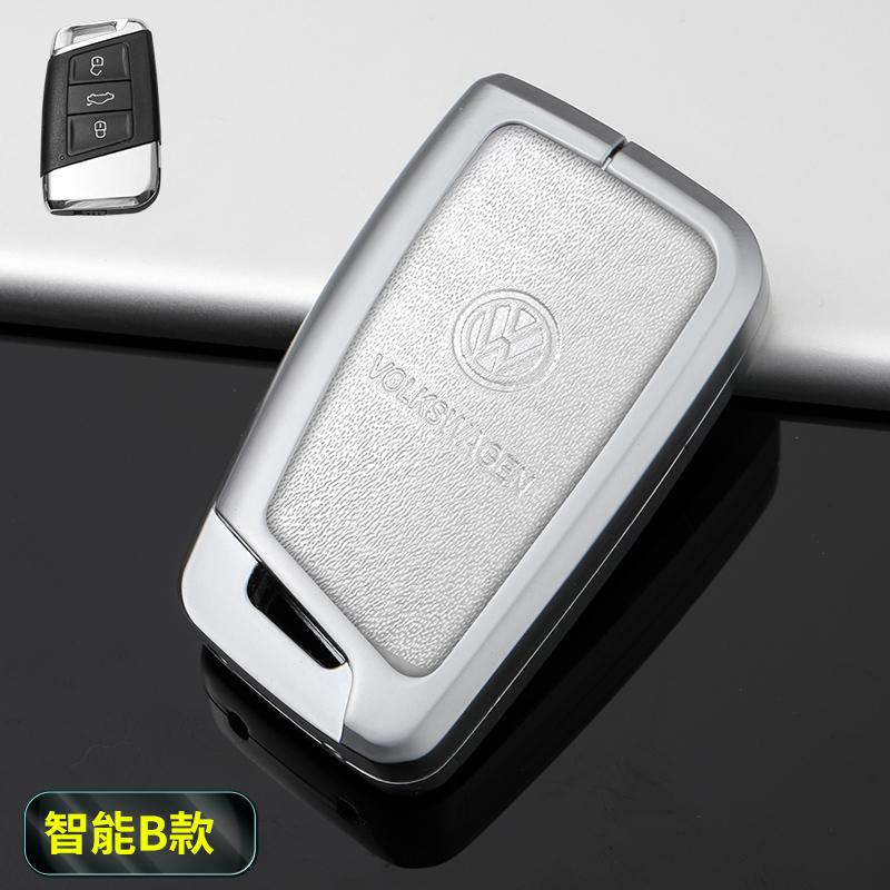 Zinc Alloy Car Remote Key Case Cover Shell Protection Auto Keychain Accessories For VW Volkswagen Passat B8 Tiguan Magotan Golf USX3