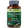 Carbamide Forte Ashwagandha KSM66 600 mg Tabletter 60 för Män & Kvinnor Stresshantering och Muskelåterhämtning