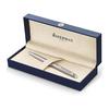 Waterman Metropolitan Ballpoint Pen - Essential Stainless Steel CT S0920460 - Luxury Brand Gift, Elegant, Sophisticated, Dynamic, Parisian Style,