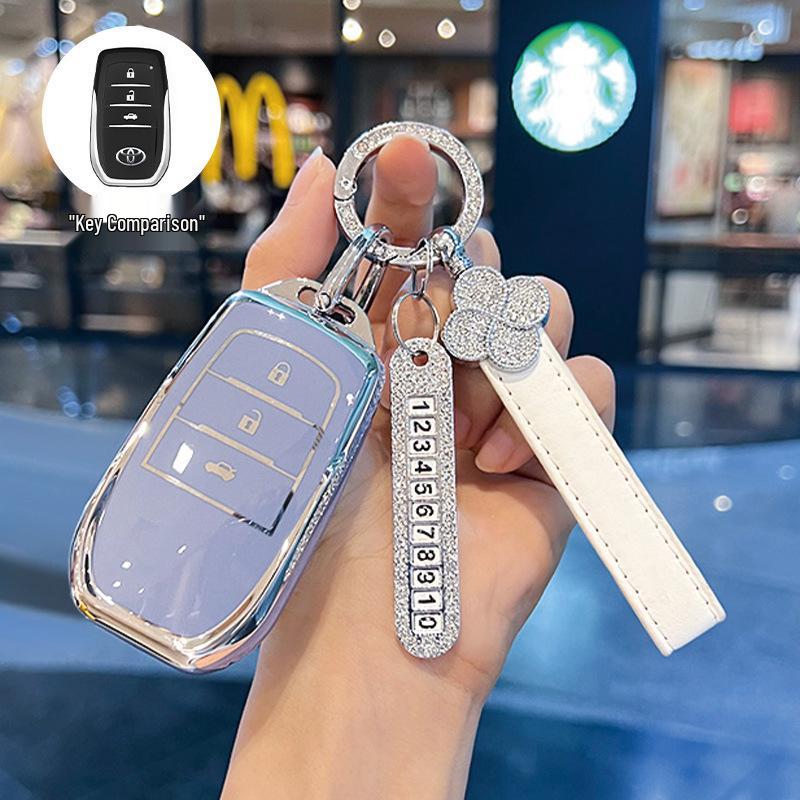 Toyota Schlüsselabdeckung Kompatibel mit Corolla, Camry, Levin, RAV4, Venza, Avalon und Fenglanda